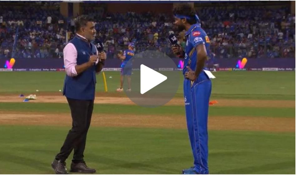 [Watch] 'Behave':  Sanjay Manjrekar Shuts Wankhede Crowd After Hardik Gets Booed